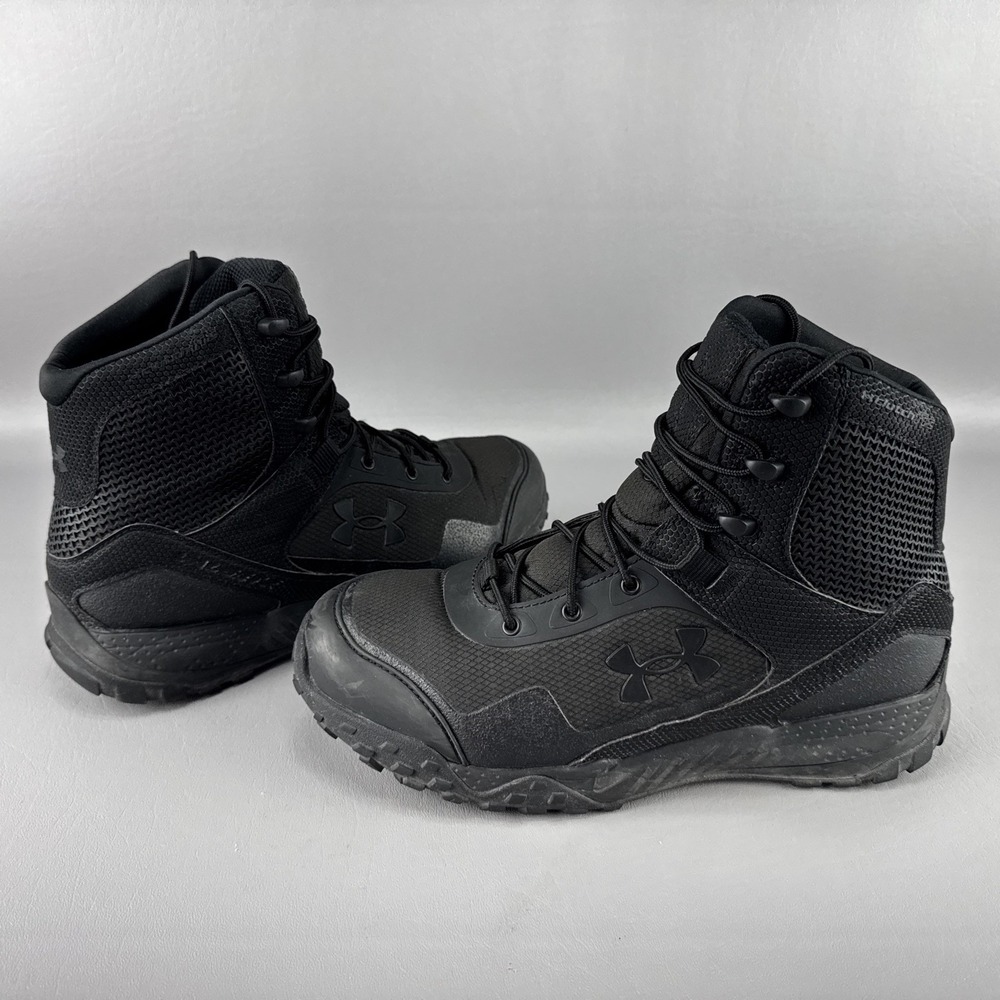 Under Armour Valsetz RTS 1.5 Tactical Boots Black Men 8.5 Combat Military Hiking